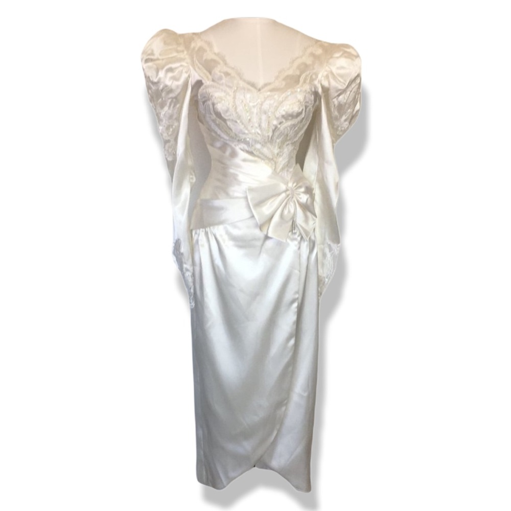Vintage 80s Wedding Dress